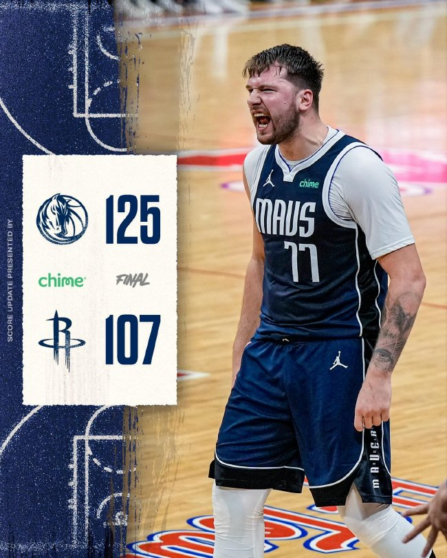东契奇47分12篮板 三分16中9 独行侠7连胜终结火箭11连胜 东契奇47分12篮板 三分16中9 独行侠7连胜终结火箭11连胜